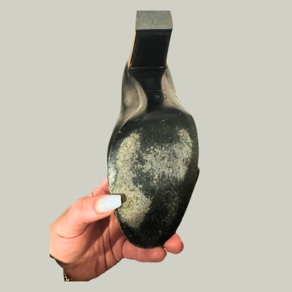 CHANEL Cap-Toe Black Leather Pumps - Picture 7 of 10